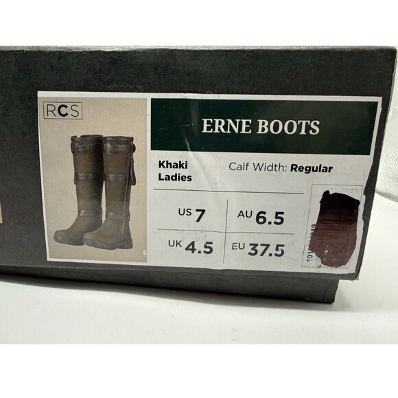 New with Tags Dublin Erne Boots Women's Size 7 Khaki Brown Knee High Riding Boot - Picture 9 of 16
